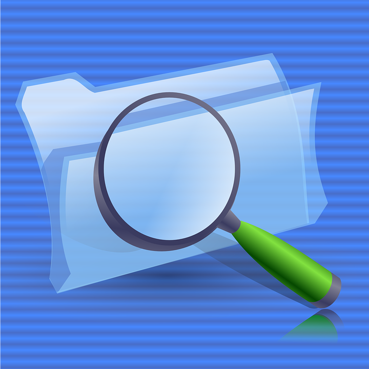 File Management default image showing folder icon with magnifying glass