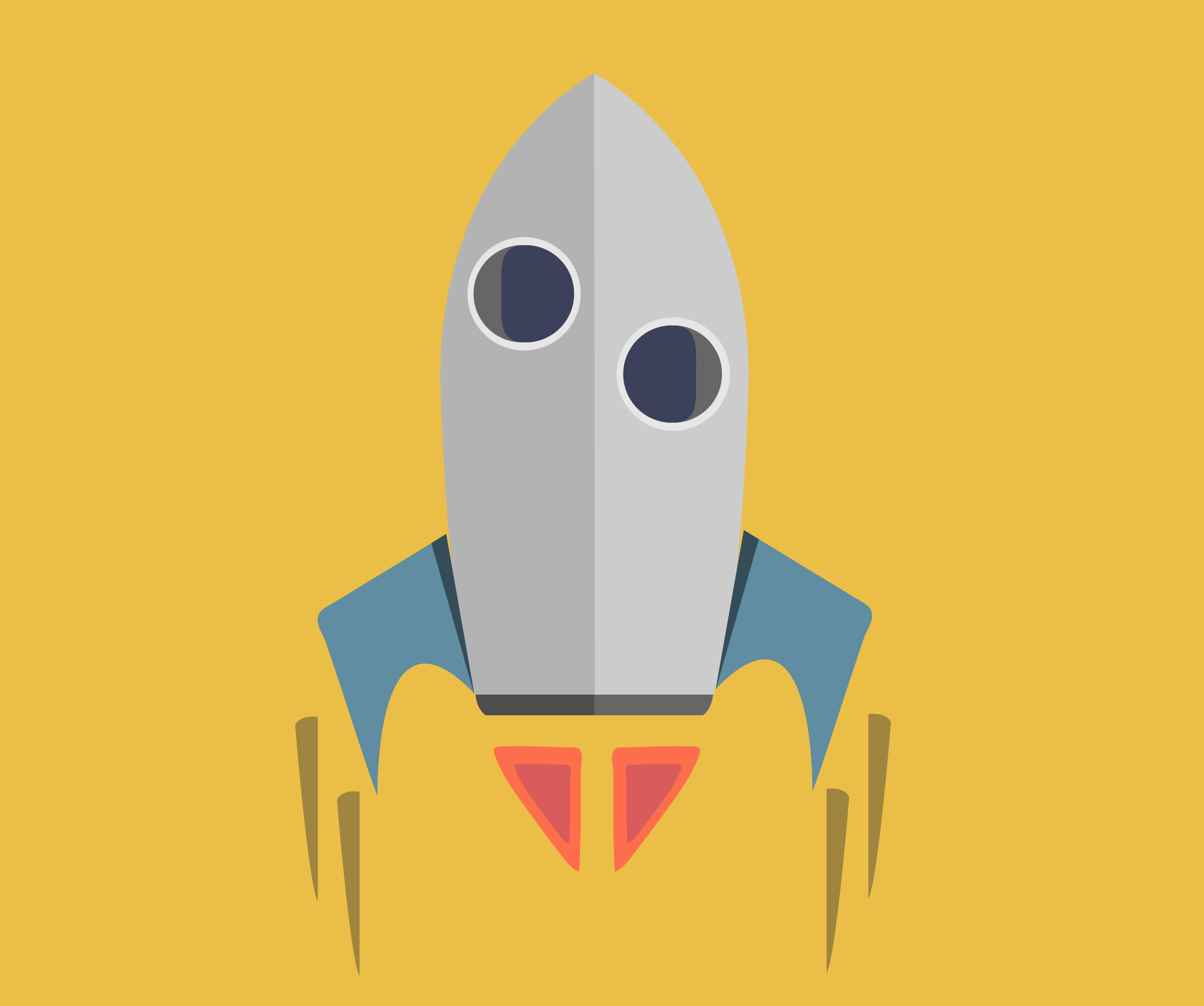 Illustration of a rocket.