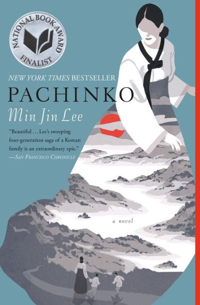Book cover for Pachinko by Min Jin Lee.