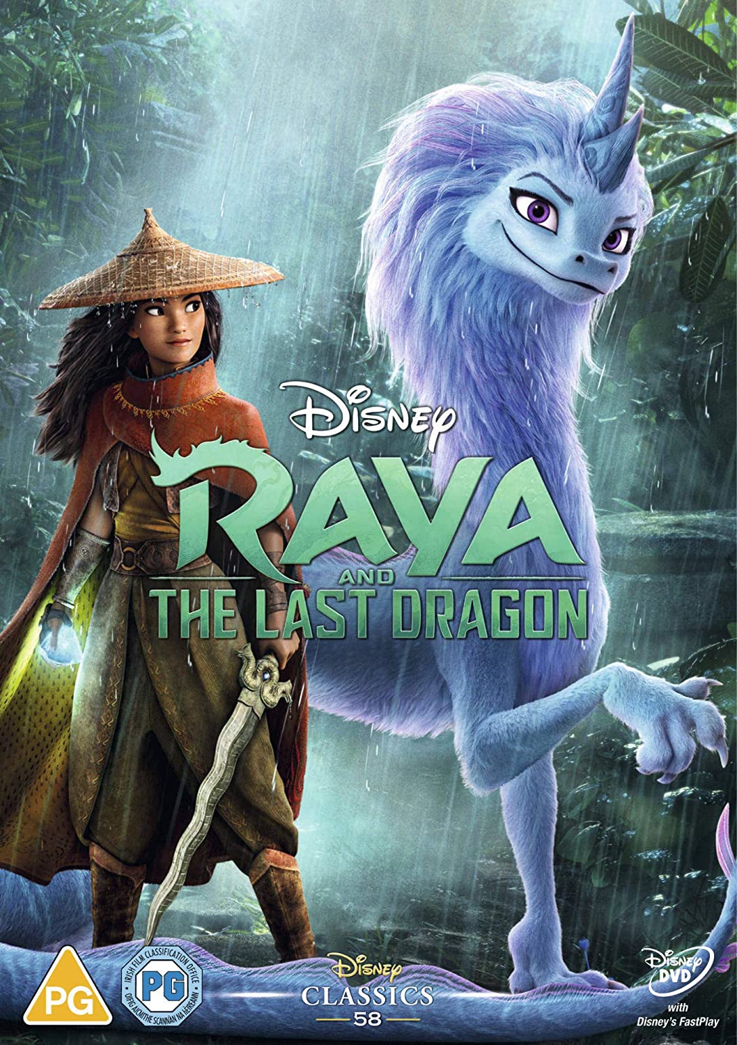 Raya and the last Dragon dvd
