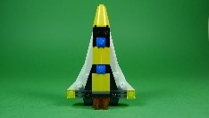 Rocket made out of legos