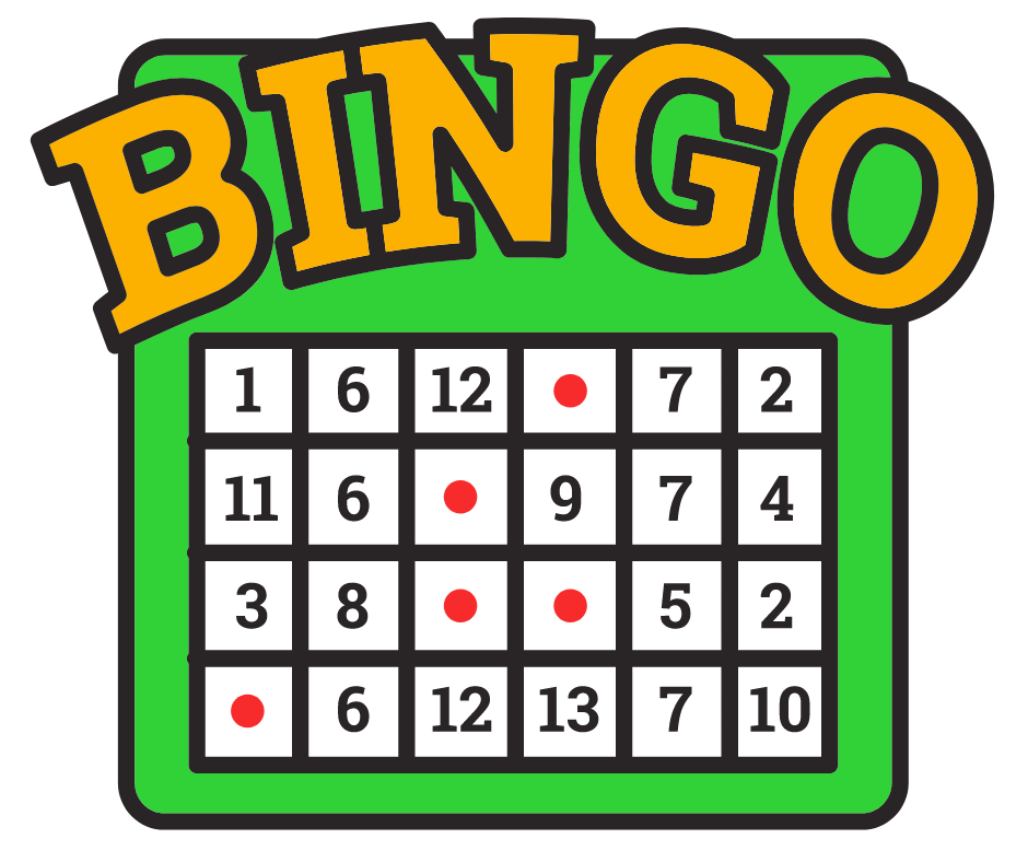 Bingo board illustration.