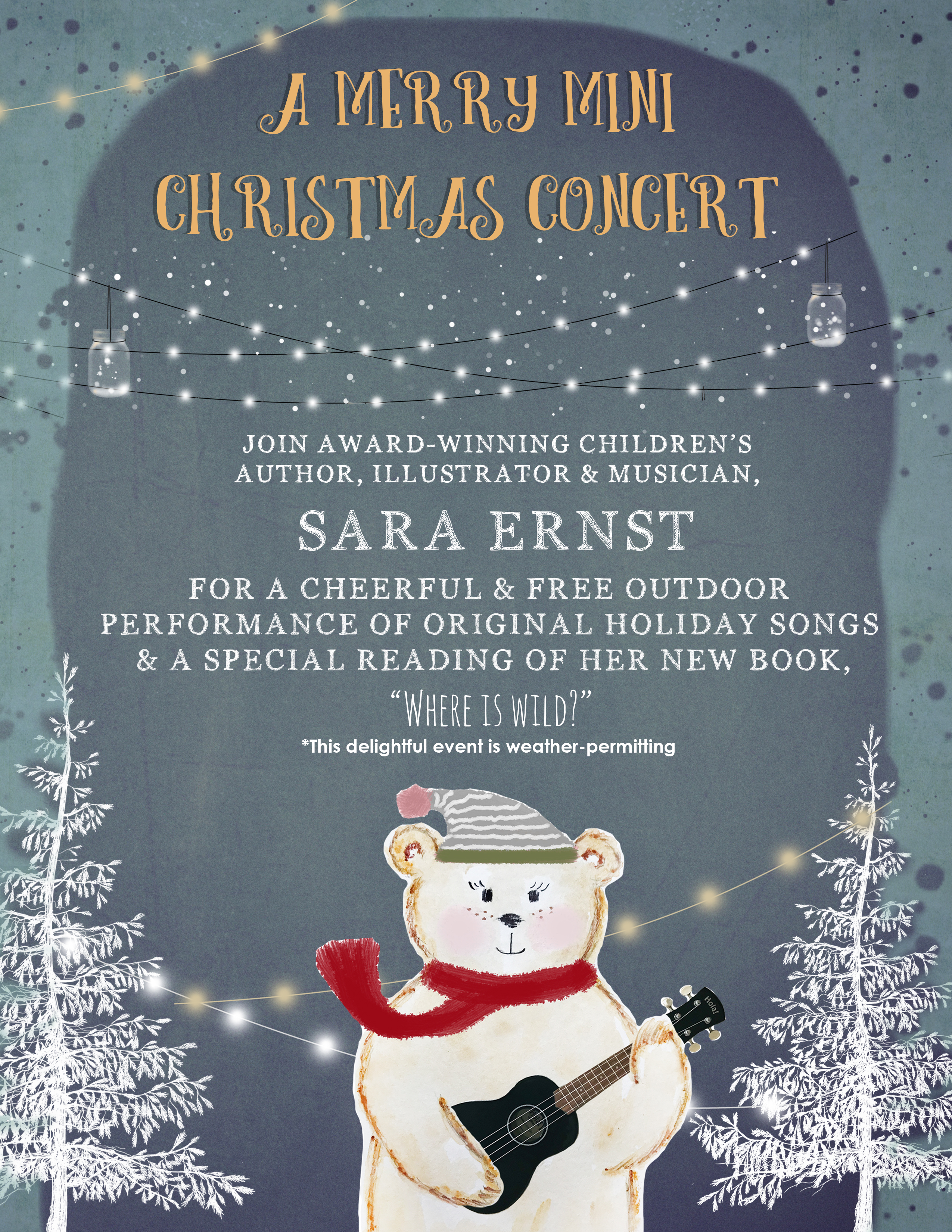 Merry Mini Concert Poster
