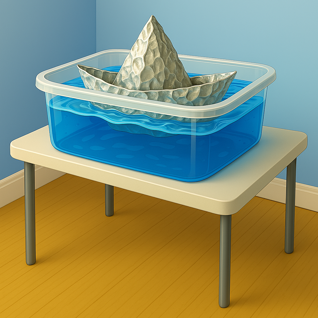 Sink or Swim Boat Illustration