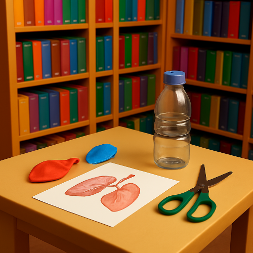 Model lung experiment materials - ai