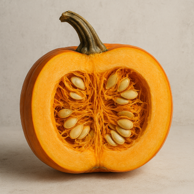 Cross Section of a Pumpkin.