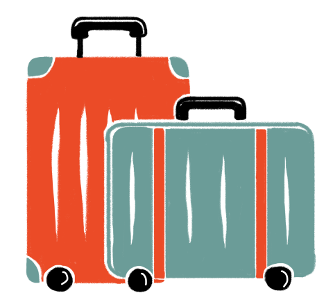 Illustration of luggage.