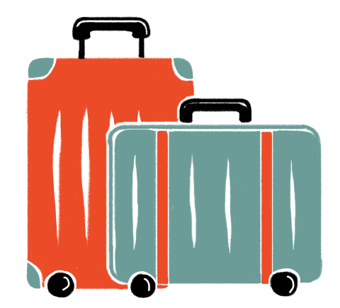 Illustration of luggage