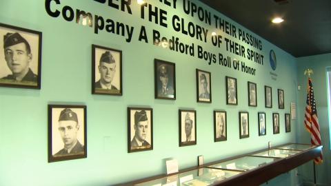 Wall at the Bedford Boys Tribute Center
