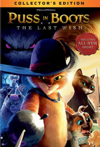 Puss In Boots The Last Wish DVD