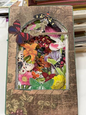 Altered Book made by Martha Johnson