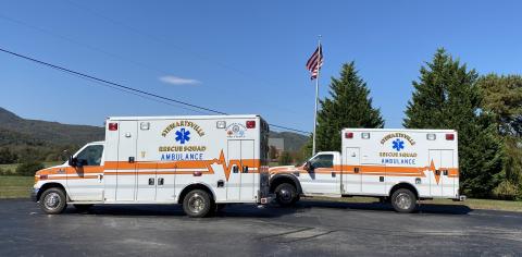 Stewartsville Rescue Squad Ambulances
