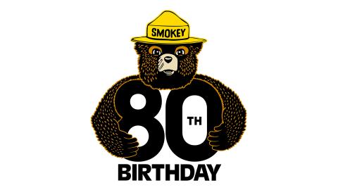 Smokey Bear 80th Birthday Logo