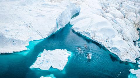 Arctic ocean photograph.