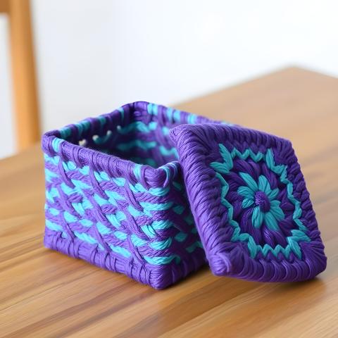 AI Woven yarn box.