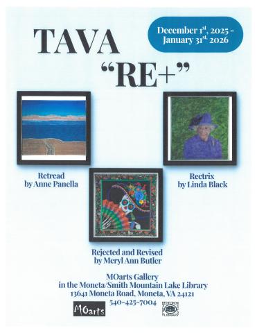 Textile Artists of Virginia Exhibit Flyer Art