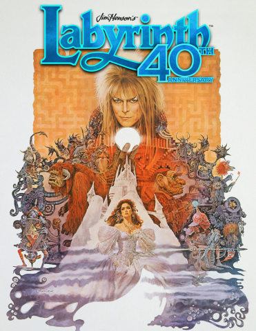 Labyrinth 40th Anniversary poster 