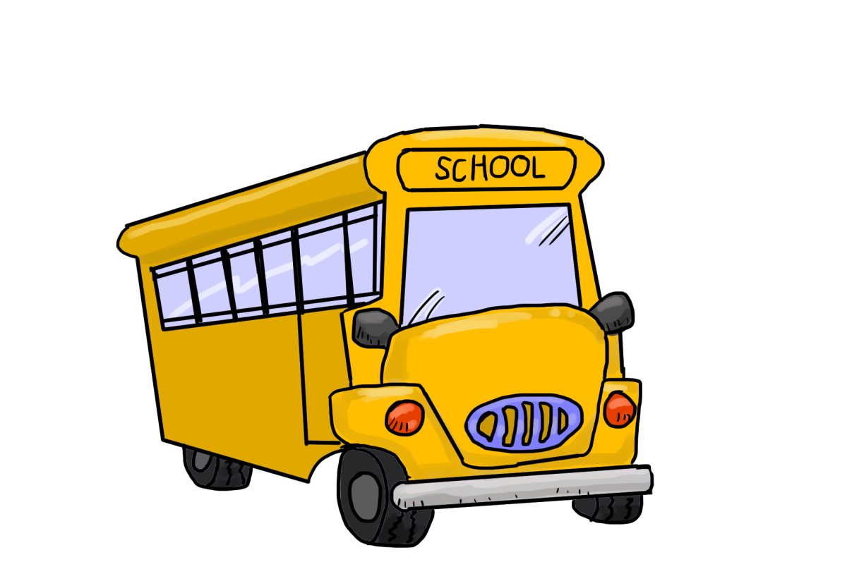 Illustration of a school bus.