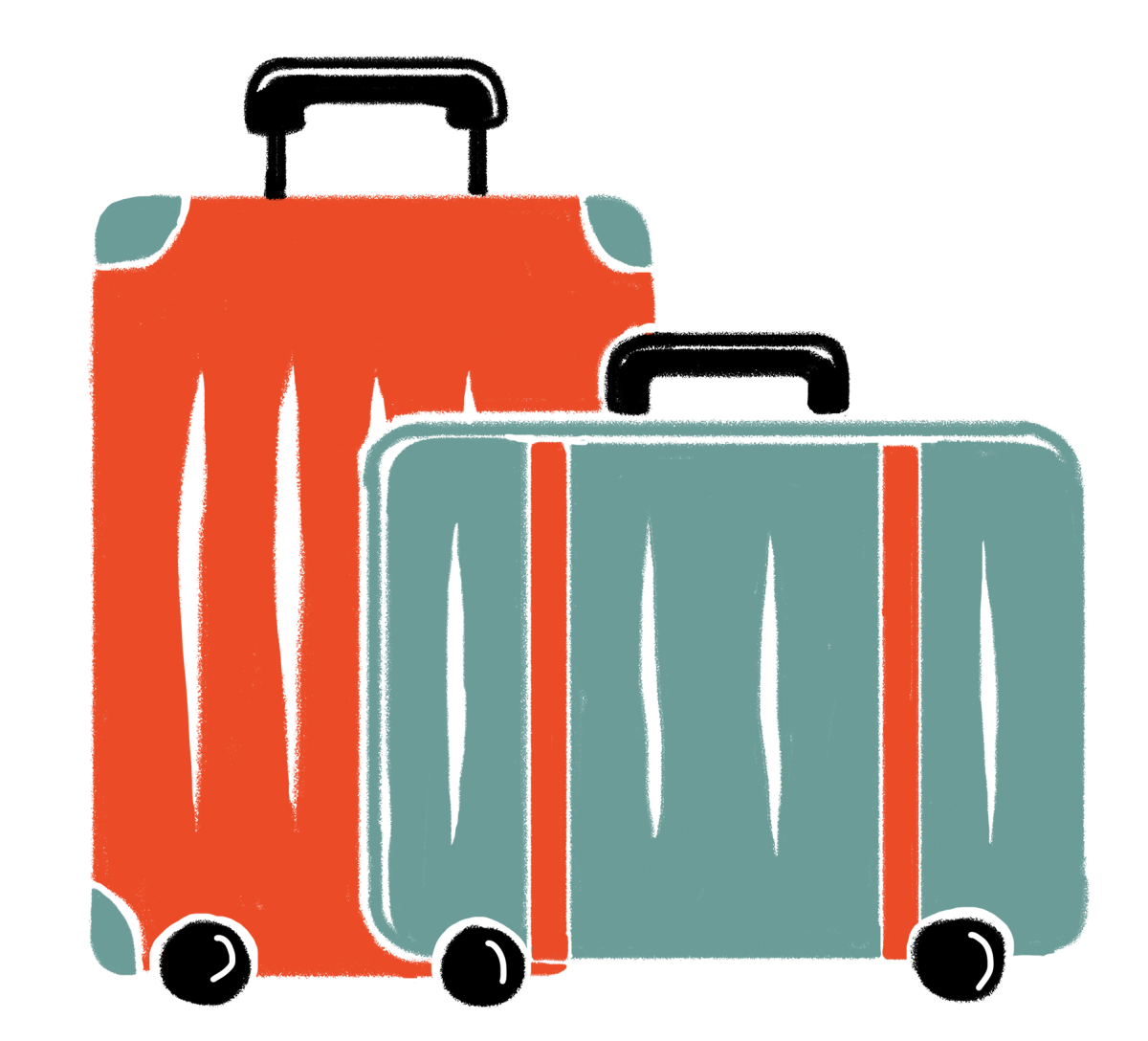 Illustration of luggage.