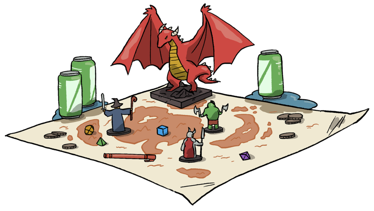 Illustration of a D&D Game