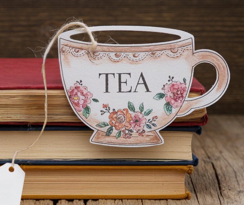 AI tea cup bookmark photo