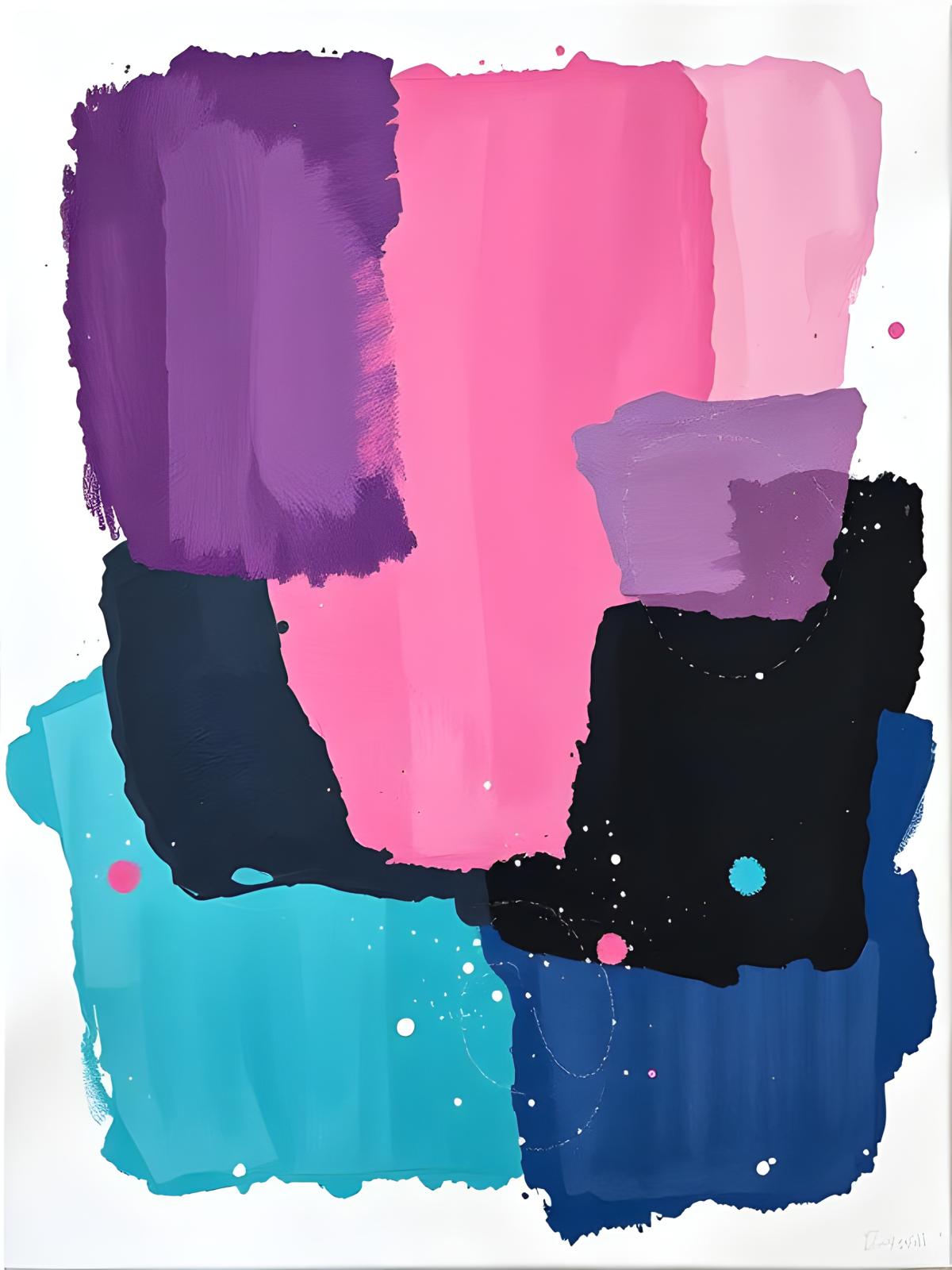 AI abstract art piece.