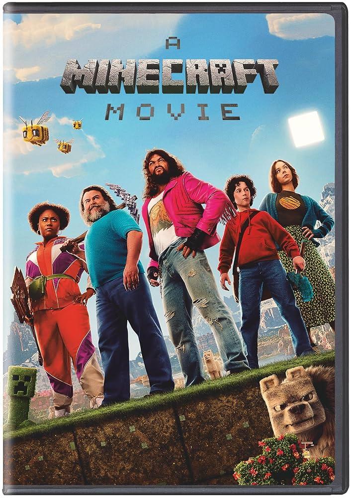 A Minecraft movie DVD