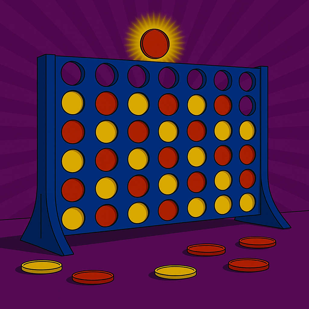 Connect 4 board illustration