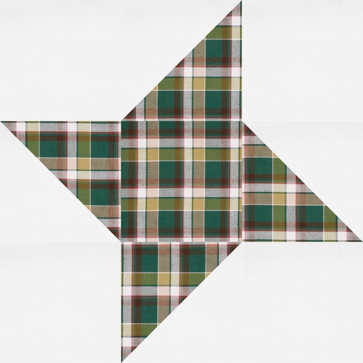 Friendship Star plaid pattern