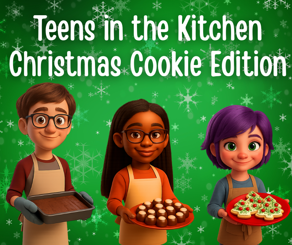 Teens in the Kitchen Christmas Cookie Edition